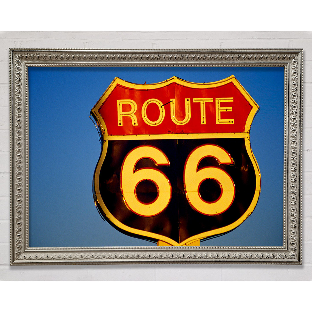 Route 66 - Einzelne Bilderrahmen Kunstdrucke