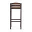 Bois 2 - brun foncé, H 37,67 po, 17,37 W, 15,97 po. Support en fer thermolaqué. Siège à panneau à lattes tendance. Convient à différents espaces 2 pièces 37,67 po de hauteur, 17,37 po de largeur, 15,97 po de profondeur. Support.