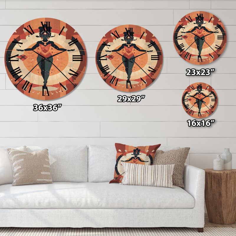 Horloge murale Mulat, Moyenne
