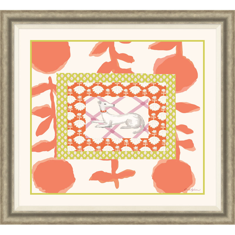 Whippet Print by Dana Gibson