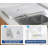 Rustproof Kitchen Dish Drying Rack with Drainboard-124592879