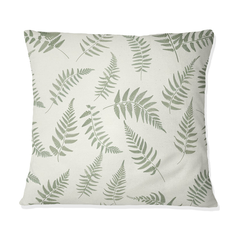 Coussin Green Beige, H 16 po x l 16 po