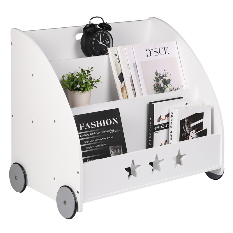 Kennett 57cm H X 62cm W Buildings & Architecture Kids Book Display, White