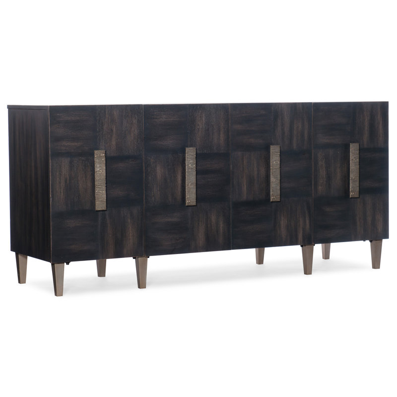 Melange 68'' Walnut Veneer Transitional Sideboard