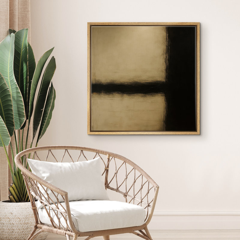 Reproduction d'art encadrée sur toile pour un décor moderne, Naturel, H 24 po x l 24 po