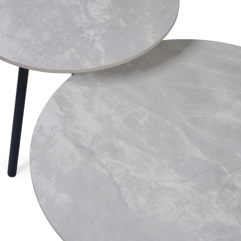 Casper Side Table Set, White