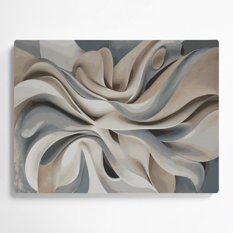 Biomorphic Abstraction 10, art mural gris en métal, H 20 po x l 24 po