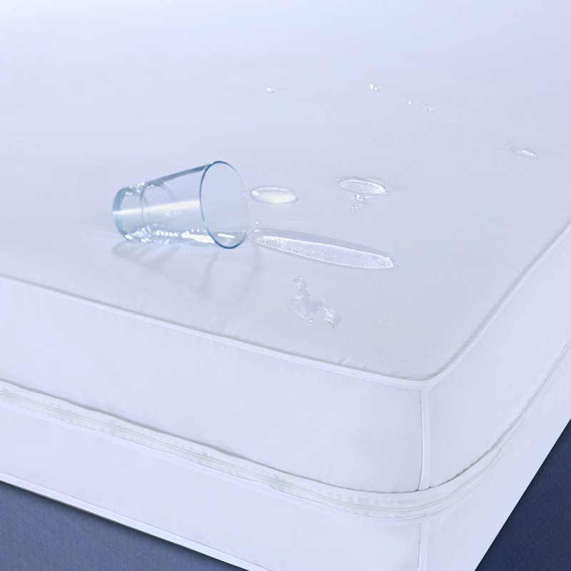 Adley Waterproof Zipper Mattress Protector Mattress Protector Case Pack, Twin