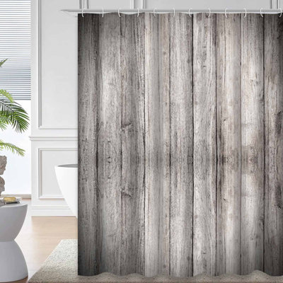 Gray Wood Panel Abstract Aged Antique Backdrop Board Dark Decorative Floor with 12 Hooks