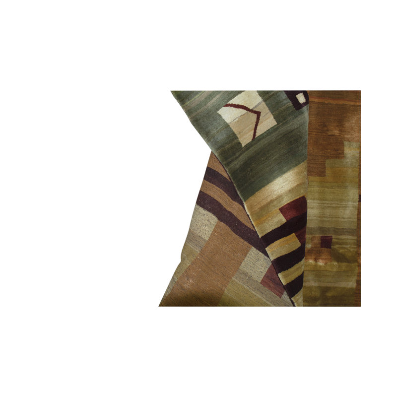 Wool Abstract Area Rug