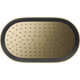 Statement 14" Single-Function Wall or Ceiling-Mount Round Rainhead, Oblong Rain Showerhead 2.5 GPM