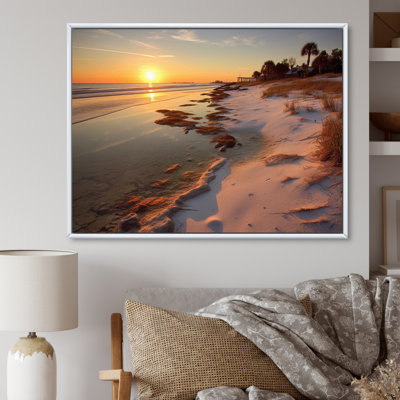 «Alabama Golden Hour At Gulf Shores I», reproduction sur toile