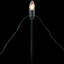 Ensemble de 15 marqueurs de chemin de Noël lumineux en forme de C