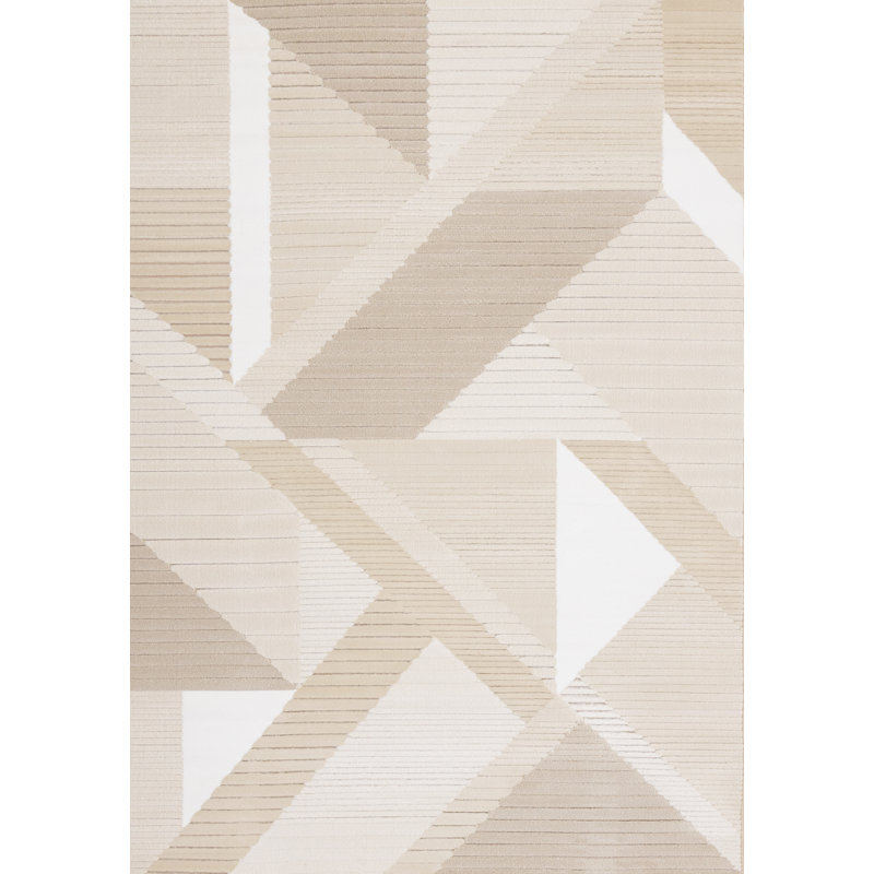 Tapis crème Wassillie, Rectangulaire 8 pi x 11 pi
