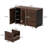 Anijae 39'' Filing Cabinet with Mobile Wheel Casters
