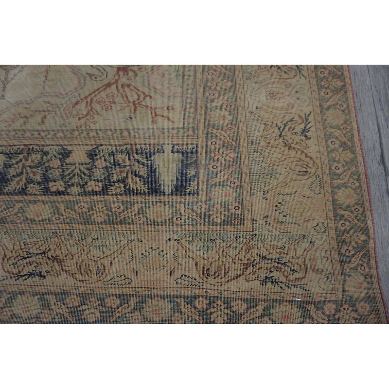Antique Panderma Kayseri Turkish Knotted Rug