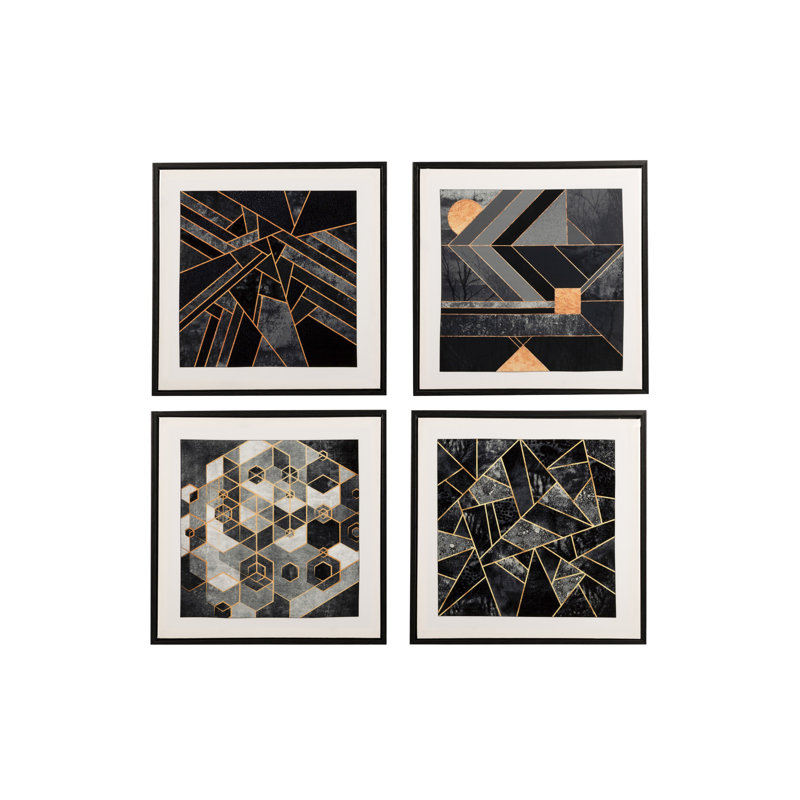 2 Piece Single Picture Frame Painting on Canvas