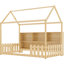 Lit simple avec bande à DEL et rangement pour vêtements - Option pratique-2077065384