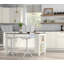 Tabouret de bar 22-33 po Rustic White-89974196