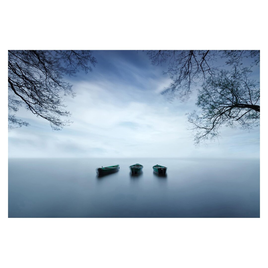 Strukturierte Fototapete Calm on the Lake 3,2 m x 480 cm