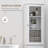 Slim Bathroom Storage Cabinet