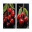 Ensemble de 2 fruits décoratifs à motif de fruits cerises délicieuses I-102576899-102576902