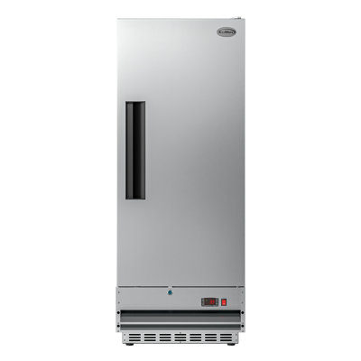 Réfrigérateur commercial en acier inoxydable 1 porte 25 po, 12 pieds pi RIR-1D-SS12C