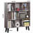 8 Cube Book Shelf,3 Tier Bookshelf With Legs, Modern Open Storage Organizer,Boho Bookcase,Display Cabinet Shelf Free Standing Bookshelves For Bedroom,Living Room,Office-579070873