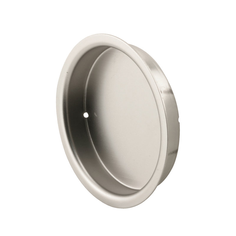 Poignée de doigt Prime-Line, Nickel satiné, H 6,44 po x l 3,81 po x P 1,13 po