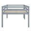 Lit mezzanine en bois avec échelle-1158495975