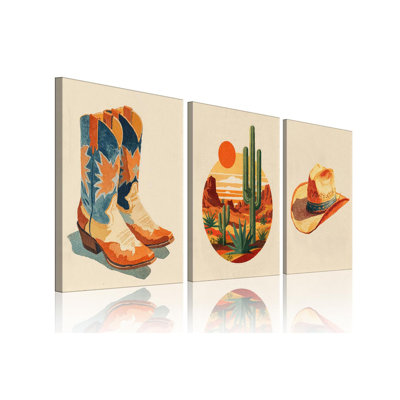 3 Piece Wrapped Canvas Print