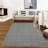 2x6 Runner Rug Washable Runner Rug Modern Abstract Runner Mat Hallway Contemporary Solid Rug Non-Slip Foldable Aesthetic Accent Floor Carpet Grey-1817562129