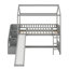 Lit mezzanine simple avec glissade