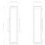 Mashiko 1 - Light LED Flush Mounted Sconce