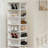 Rotating Shoe Rack Tower, 7-Tier Spinning Shoe Rack, Free Standing 360° Revolving Shoe Organizer,  High Bottom Design Shoe Tower Spinning Storage Lazy Susany, Fits 28 Pairs of Shoes-323258022