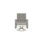 Belle Isle Sling Aluminum Frame Dining Height Swivel Rocker with Marine Grade Polymer Arm Accent-1423647164-1423646795