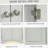 Triangle Storage Cabinet, Separate Bathroom Kitchen Cabinet-1957571937