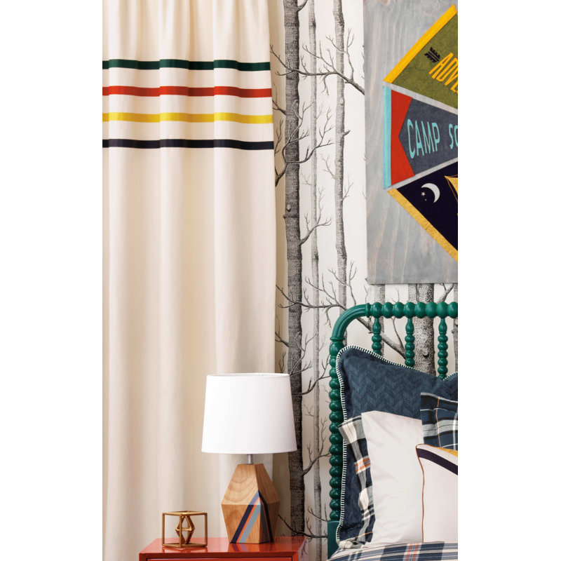 Scout Cotton Blend Room Darkening Curtain, 48" W x 108" L