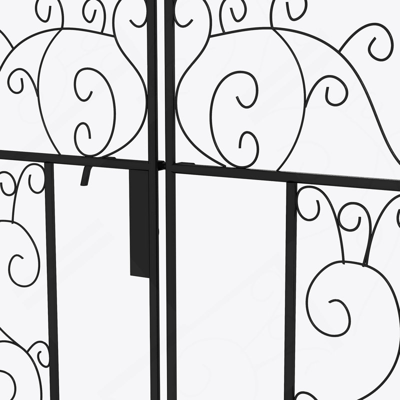 Arche de jardin polyvalente en métal pour diverses plantes et espaces extérieurs