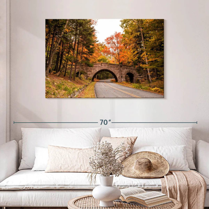 Alvord Acadia Park Bridge - automne, H 30 po x l 45 po