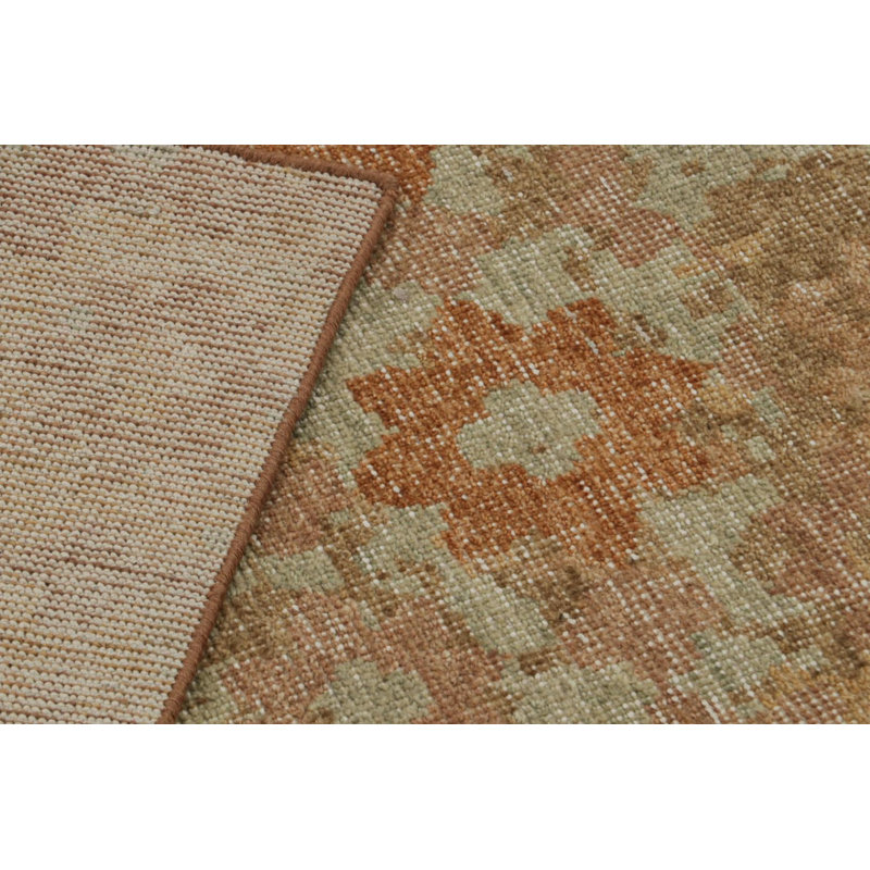 Distressed Homage Hand Knotted Wool Animal Print Area Rug, Rectangle 10' x 14'