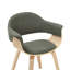 Chaise de salle à manger à dossier courbé Corry-114194312