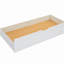 Lit plateforme avec rangement en bois avec 2 grands tiroirs, lit double de taille XL, ensemble de prises et ports USB