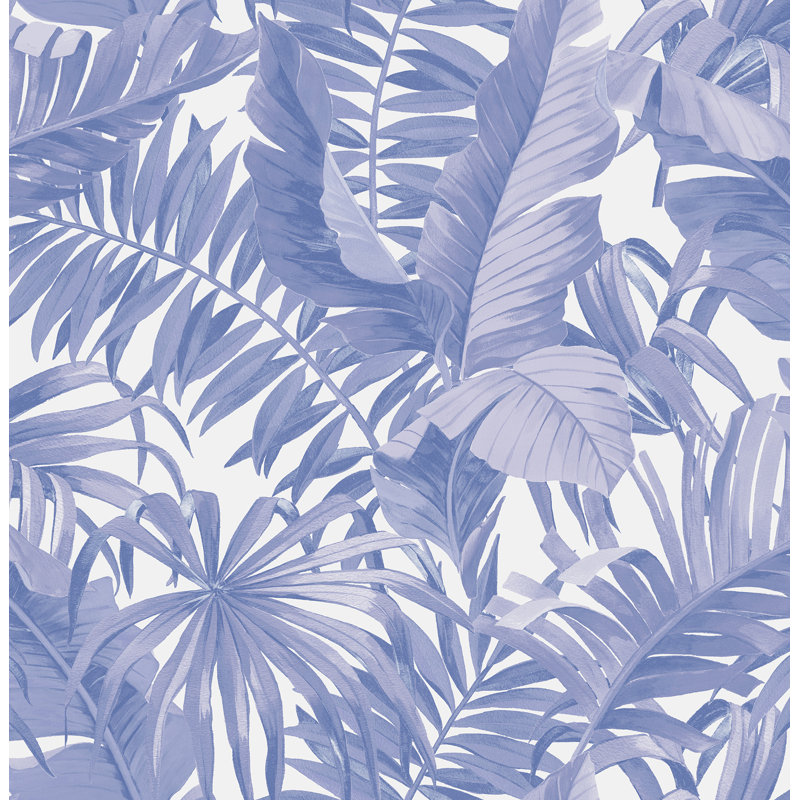 Rouleau de papier peint adhésif L 18 pi x l 20,5 po Maui Leaf