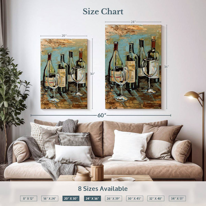 Yarlin Wine I, 36" H x 24" W
