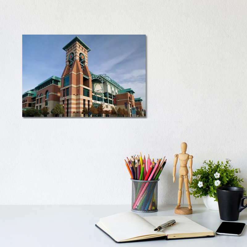 Low Angle View Of A Building, Minute Maid Field, Houston, Texas, USA - Wrapped Canvas Print, 20.32 cm H x 30.48 cm W
