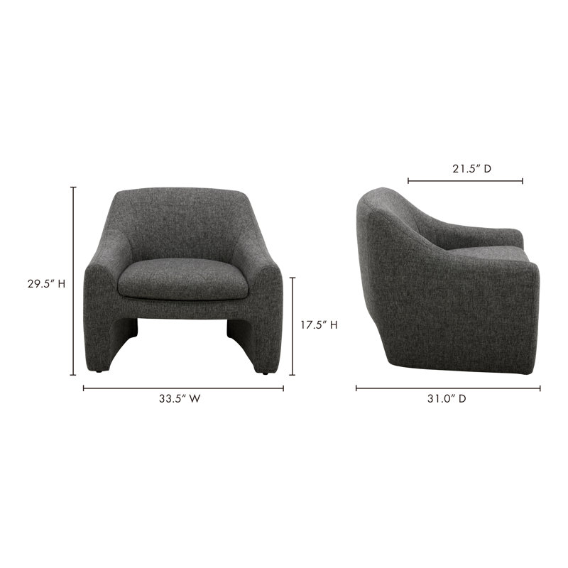 Armchair, Dark Gray