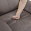 Fauteuil inclinable et oscillant pivotant en cuir fleur de qualité supérieure de 31,5 po avec pivot à 360 degrés Louis, mouvement doux et mousse enveloppée de Dacron-462848223
