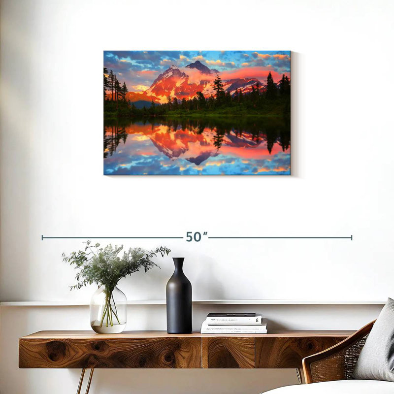 Alvord Shuksan montagne et lac, H 20 po x l 30 po
