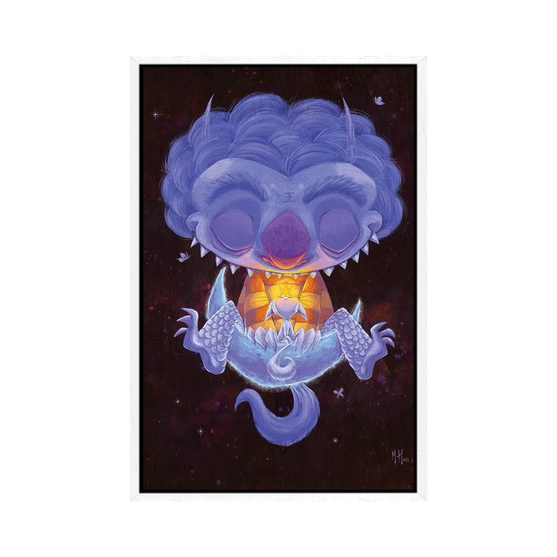 Wild Things by Martin Hsu - Print on Canvas, 101.6 cm H x 66.04 cm W, White Framed